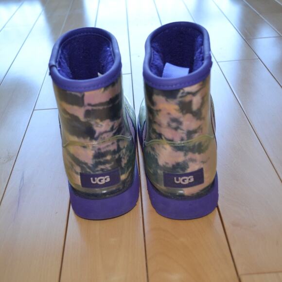 UGG SAMPLE Clear Marble Waterproof Winter Boots Size 7 - Picture 7 of 8